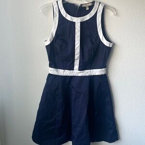 Banana Republic dress navy and white size 8 sundress